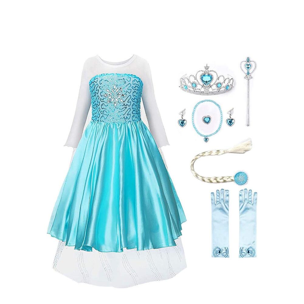 JerrisApparel Snow Party Dress Queen Costume 36+ Months